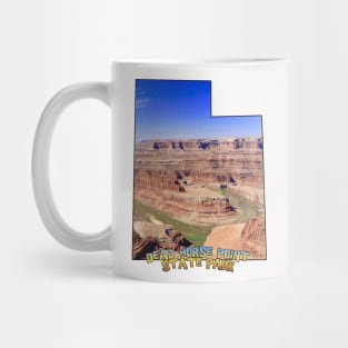 Utah State Outline - Dead Horse Point State Park Mug